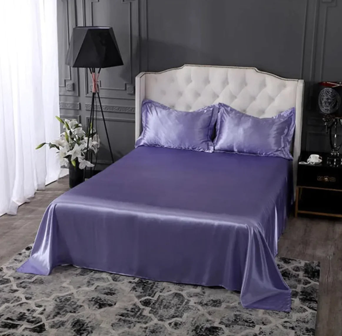 🛏️: Pure Ice Silk Bed Linen - Luxury Cooling Bedding Set