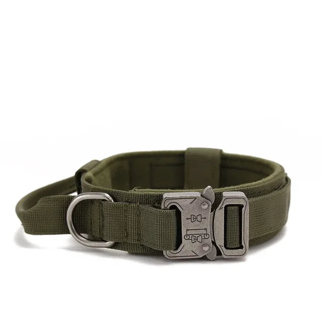🎖️: Durable Tactical Dog Collar Leash - Military-Grade Walking Set