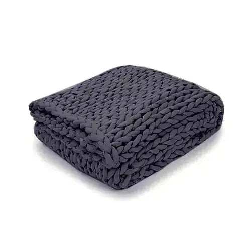 π§: Zen Weighted Knitted Blanket - Therapeutic Relaxation and Mindful Comfort
