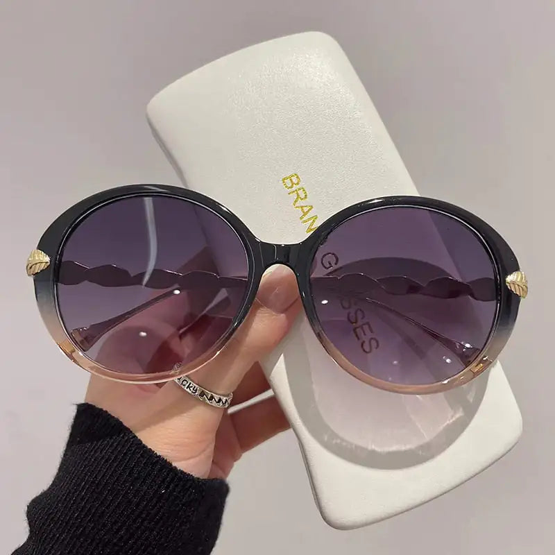 ⭕: Vintage Round Frame Sunglasses - Timeless Retro Elegance