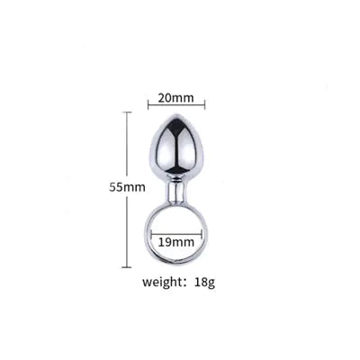 π Metal Ring Intimate Plug for Beginners - G-Spot Stimulation Device