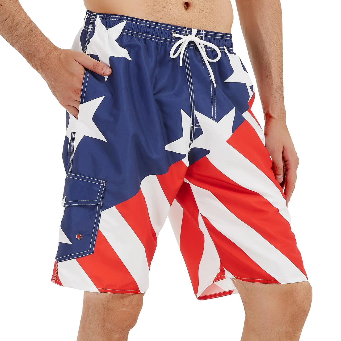🩱 Men's Premium Swim Trunks - Quick Dry Beach Shorts