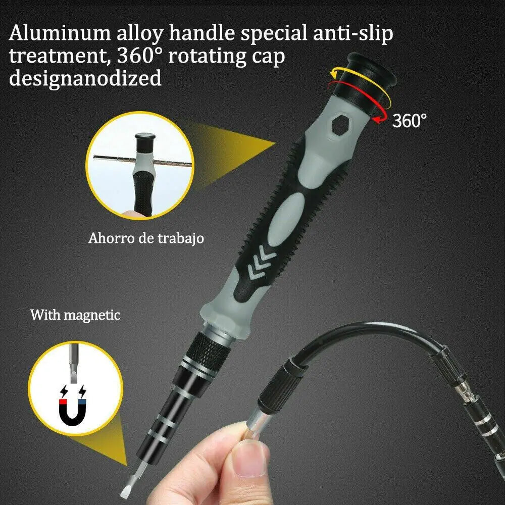 π§ Magnetic Screwdriver Bit Set - 117PCS iPhone MacBook Repair Tool Kit