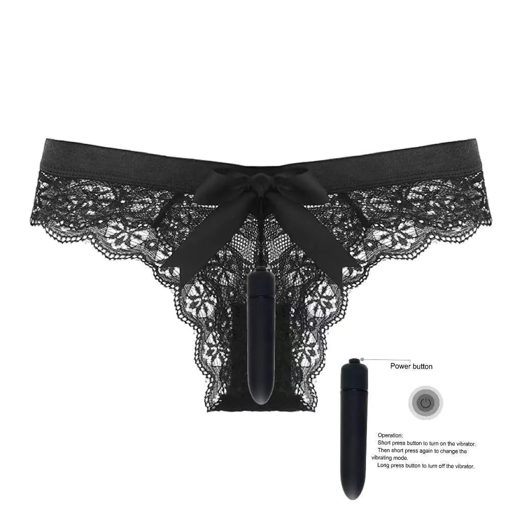 💫: 10-Function Wireless Remote Bullet Vibrator with Lace Panties - Ultimate Pleasure