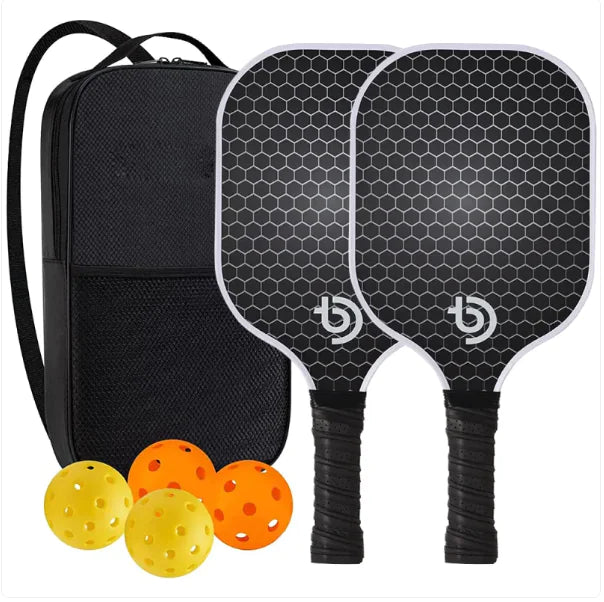 🏸: Fiberglass Carbon Fiber Racket Suit - Professional Lightweight Performance Set