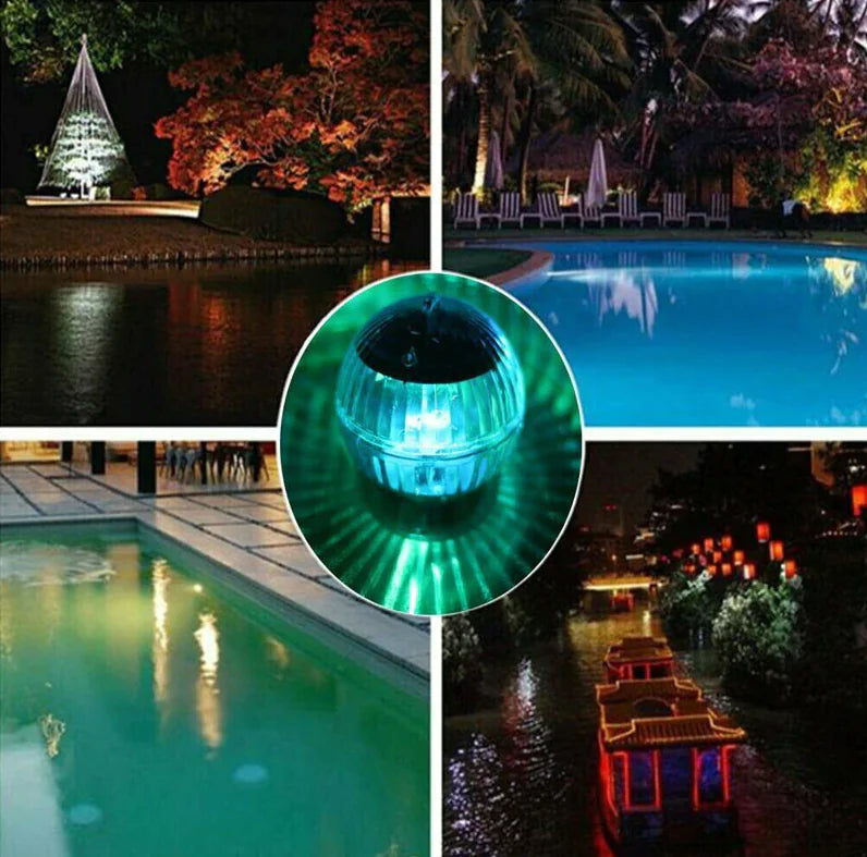 π‘ Solar LED Floating Pool Light - RGB Color Changing Garden Pond Lamp
