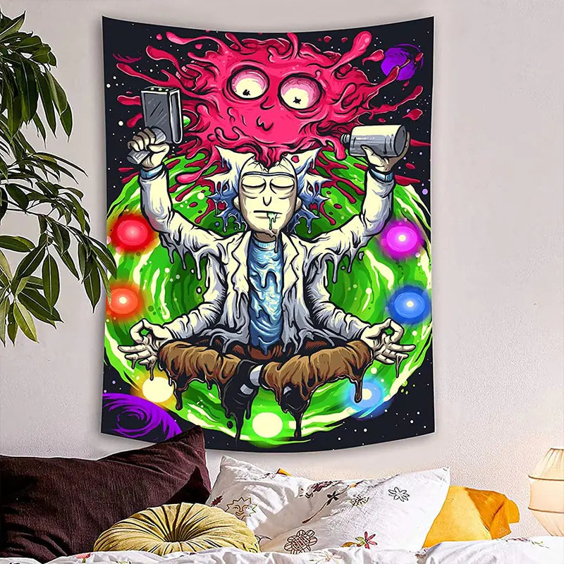 π Hippie Tapestry Wall Art - Bohemian Home Decor