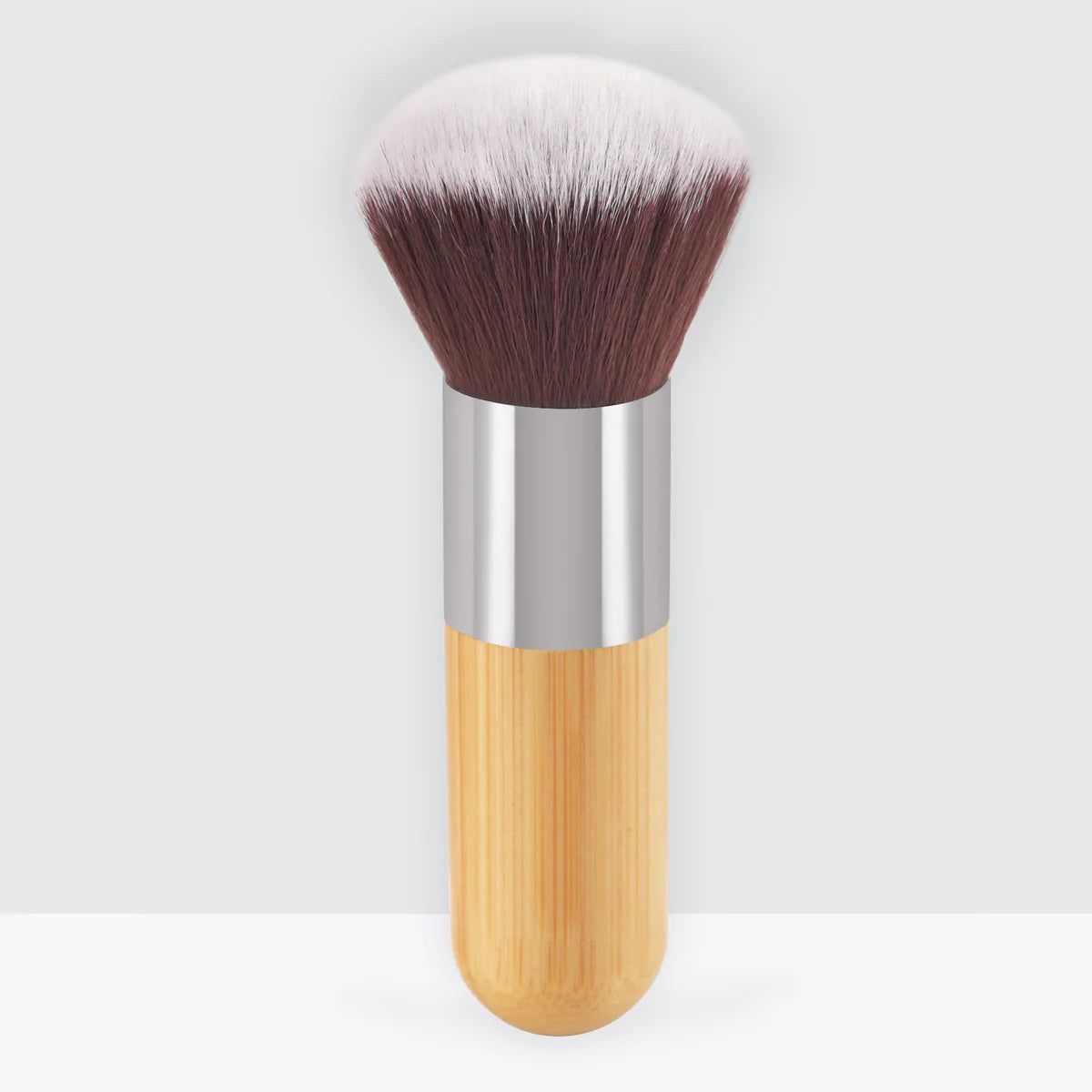 ποΈ Women's Bamboo Handle Flat Makeup Brush - Eco-Friendly Beauty Tool Set