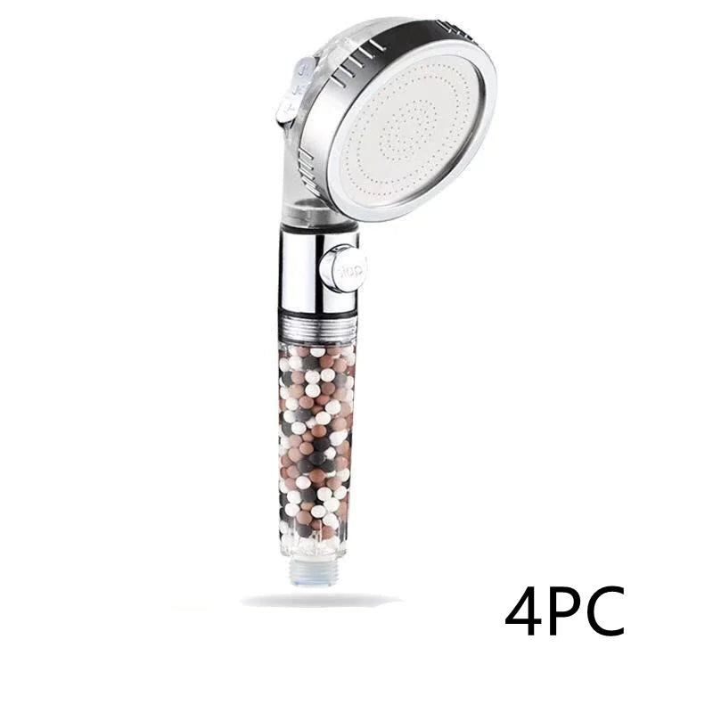 🚿 High-Pressure Negative Ion Shower Head - Wellness Water Technology