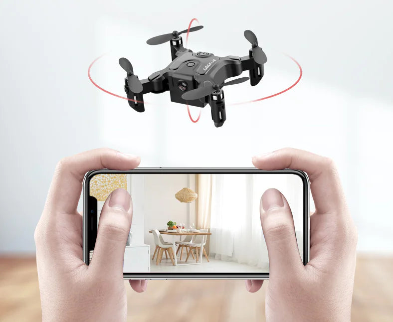 π: Mini Folding Drone - Compact Portable Quadcopter for Beginners
