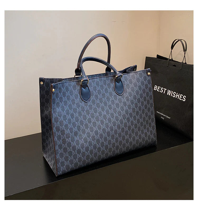 π: Shoulder Tote Bag For Women - Retro European American Style