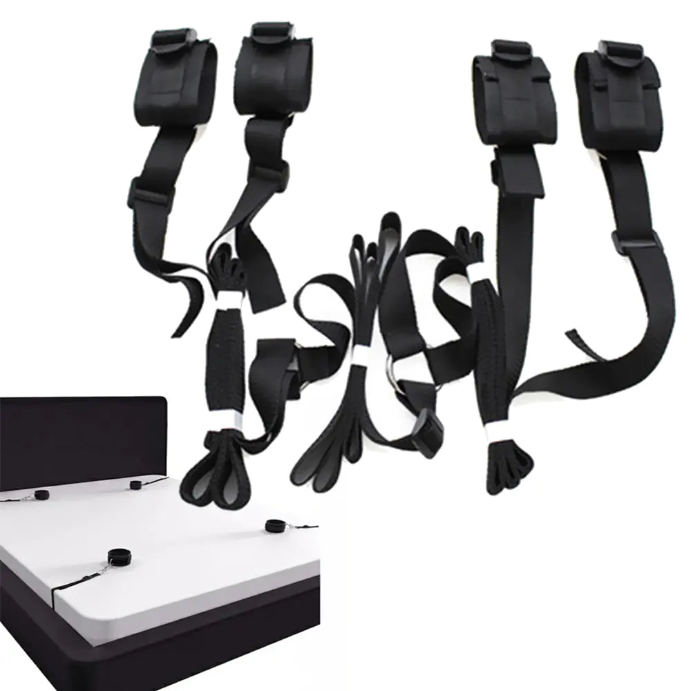 ποΈ Plush Bed Restraint Straps - Comfortable Intimate Bondage System