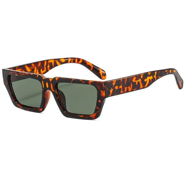 🔲: Vintage Square Frame Sunglasses - Hip-Hop Retro Style UV400