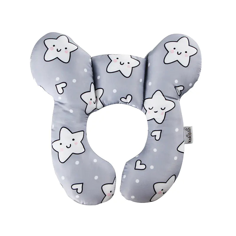 🍼 Cartoon Baby U-Shape Neck Pillow - Soft Travel Support with Adorable Designs