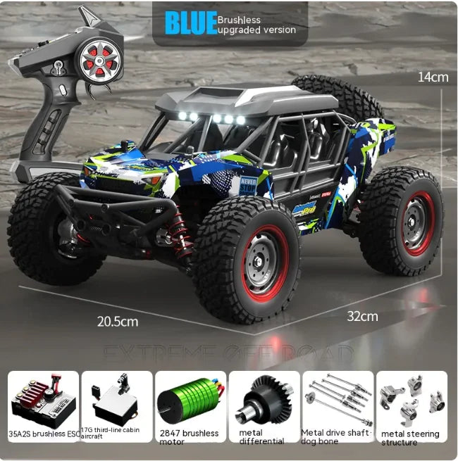 🏎️: Brushless High-Speed Off-Road RC Car - Professional Remote Control Racing Vehicle