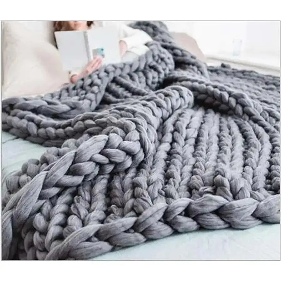 π§: Zen Weighted Knitted Blanket - Therapeutic Relaxation and Mindful Comfort