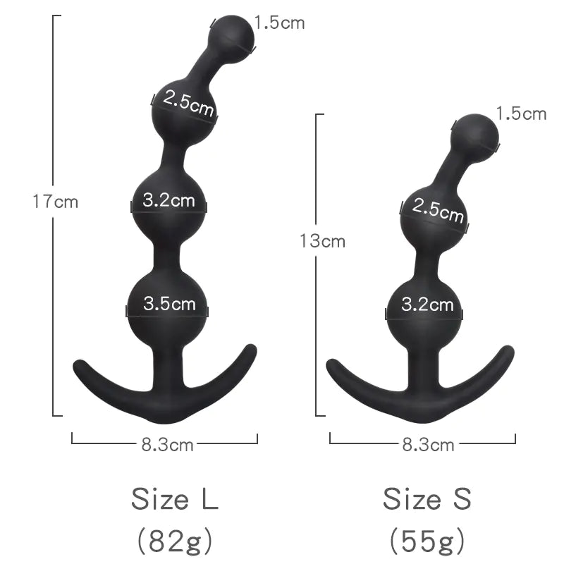 π Premium Silicone Intimate Beads - G-Spot Stimulation for Couples & Solo