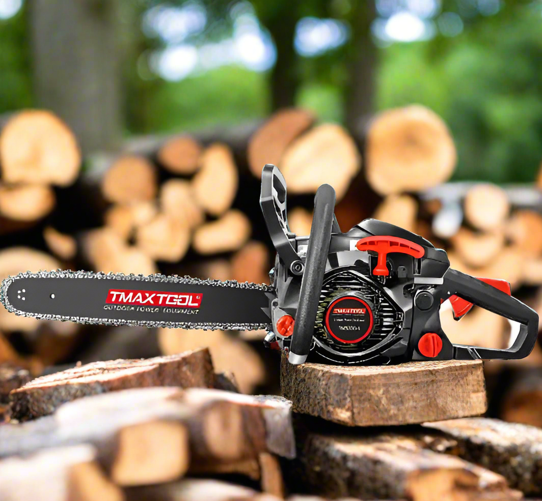 πͺ TMAXTOOL 62cc Gas Chainsaw - 20 Inch Professional 2-Stroke Pruning Saw