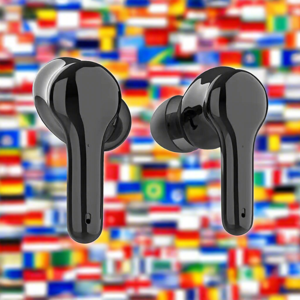 π§ M6 Smart Bluetooth Translation Earphones - Professional Multi-Language Audio Device
