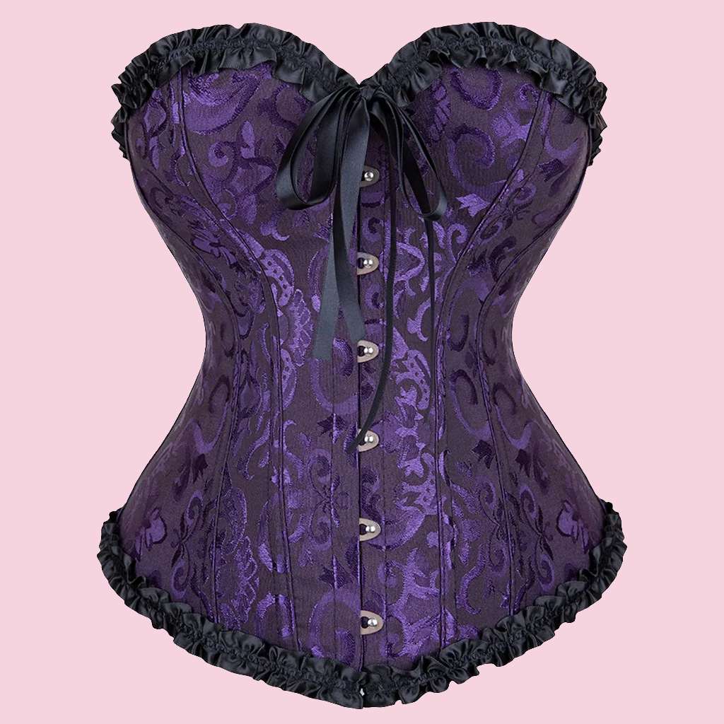 π€: Plus Size Corset Bustier - Gothic Renaissance Lingerie 6X-Large