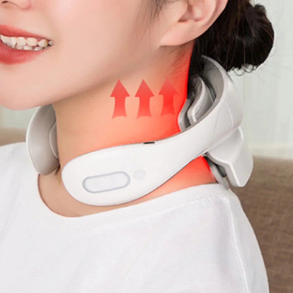 𦴠Neck Deep Tissue Portable & Rechargeable Neck Massager - Targeted Relief Device