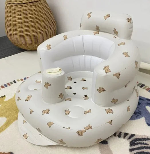 πΆ Portable Inflatable Baby Dining Chair - Multi-Purpose Bath & Swimming Seat