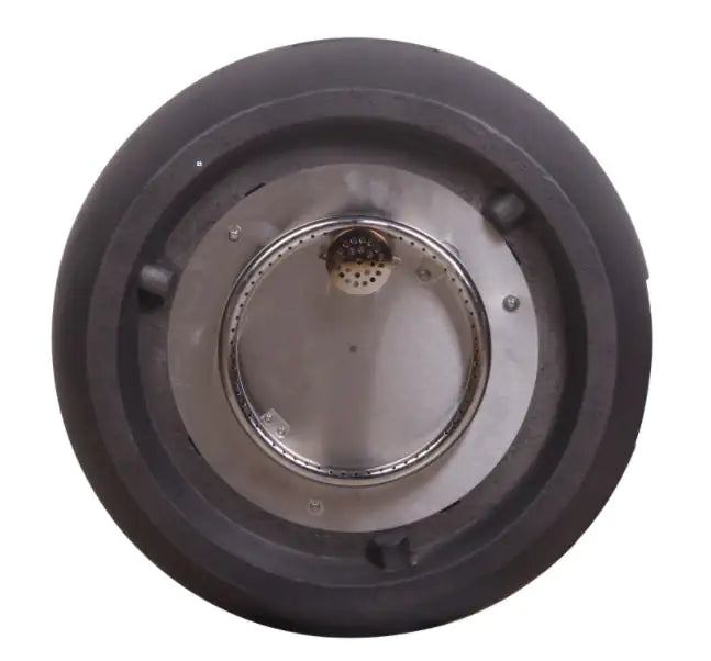 🔥: 22" Round Concrete Fire Pit - 40,000 BTU Propane Outdoor Fire Pit with Weather Cover