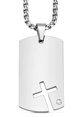 🔥: Punk Laser-Cut Stainless Steel Necklace