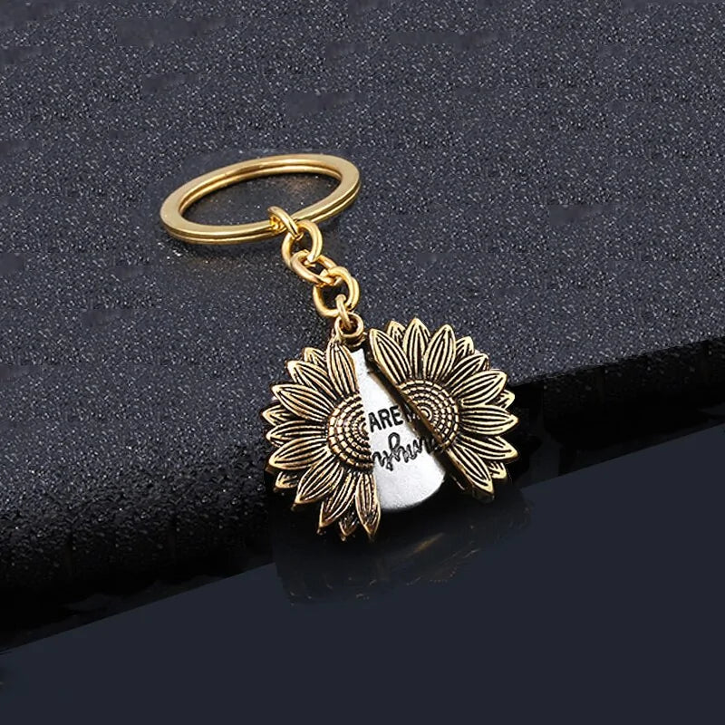 🌻: Sunflower Necklace with Hidden Message