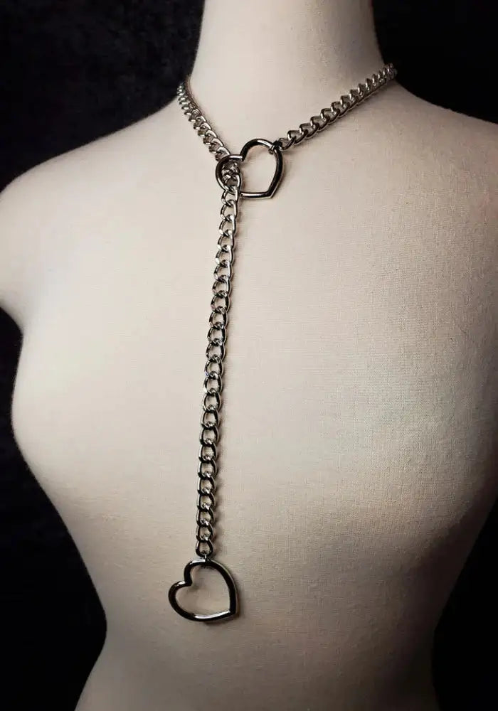 💖: Heart-Shaped Aura Slip Chain