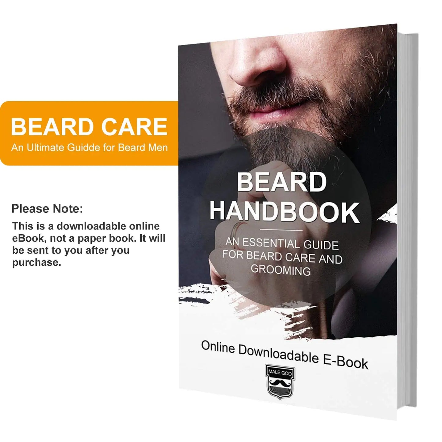 π§ MALE GOD Beard Growth Kit - Complete Care System with Oil, Balm, Comb & Massager