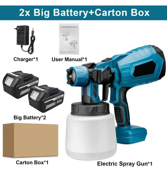 π¨: Wireless Paint Sprayer - Cordless Electric Paint Gun for Professional Results
