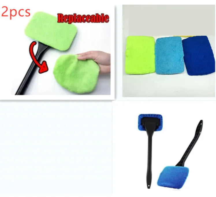 🚗 Car Window Brush - Professional Cleaning Tool with Ergonomic Handle
