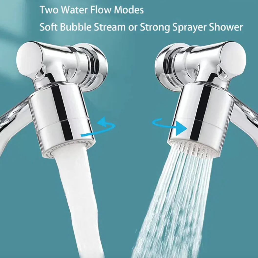 🚰 Universal 1080° Rotating Faucet Extender - Multi-Functional Water Attachment