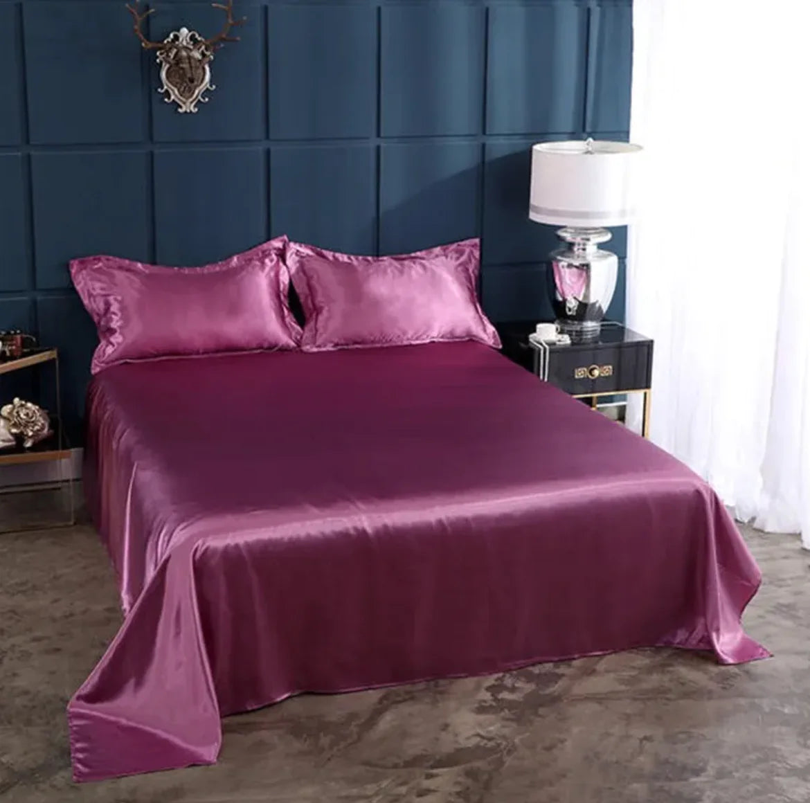 🛏️: Pure Ice Silk Bed Linen - Luxury Cooling Bedding Set