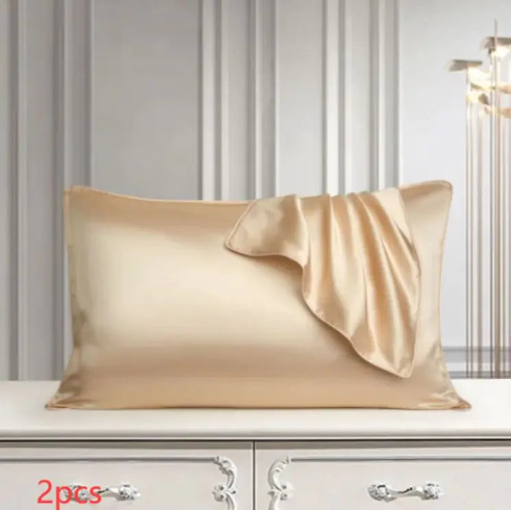 🌟: Pure Silk Pillowcase - Natural Beauty Sleep Enhancement