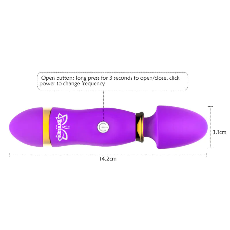 π« High-Frequency Mini Wellness Stick - 12 Vibration Modes Personal Care