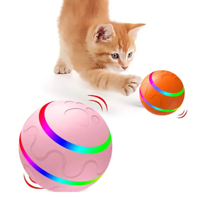 ⚽: Smart Play Cat Ball Toy - Interactive USB Rechargeable Entertainment