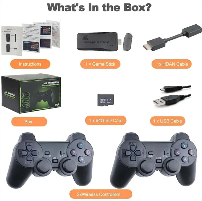 🎮 Game Bolt M8 Mini Console Set