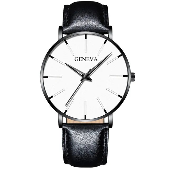 ⌚: Ultra Thin Quartz Watches For Men - Premium Minimalist Timepiece
