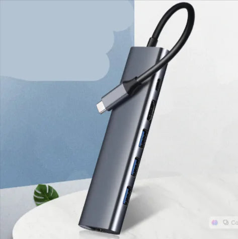 π»: 4K HDMI USB-C Hub - Gigabit LAN with PD Charging & 2 USB 3.0 Ports