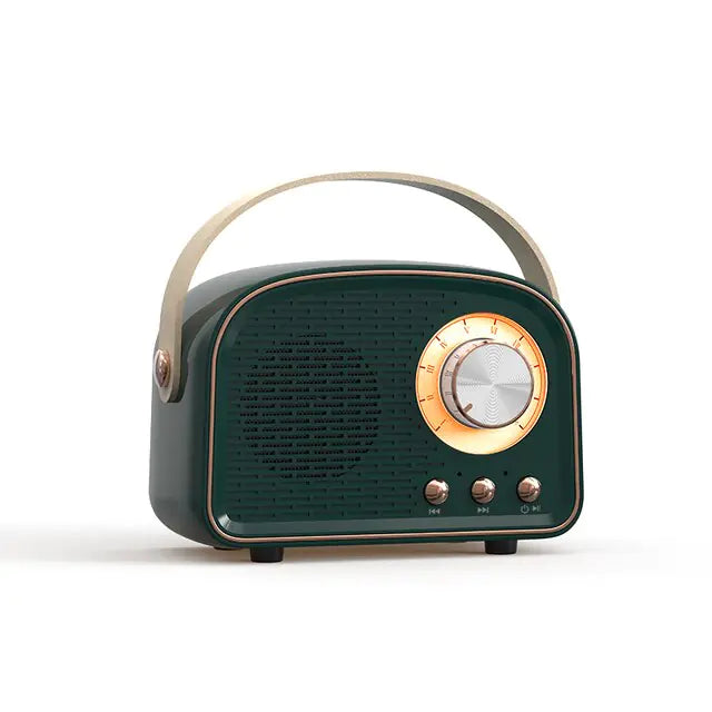 π» Retro Mini Bluetooth Speaker - Vintage Style with Modern Wireless Technology