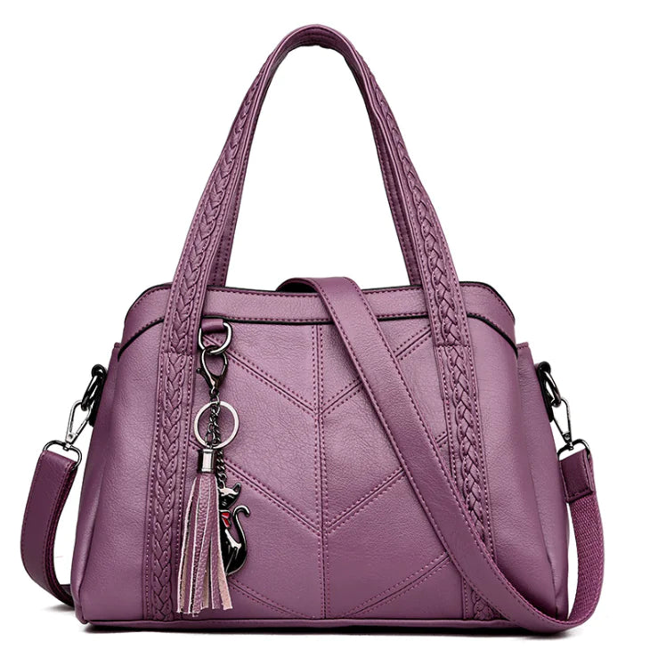 👜: Vdisi Wild Fashion Soft Leather Tote - Premium Large Capacity