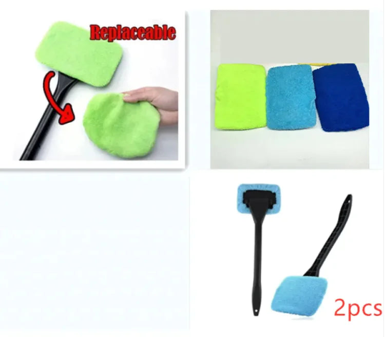 🚗 Car Window Brush - Professional Cleaning Tool with Ergonomic Handle