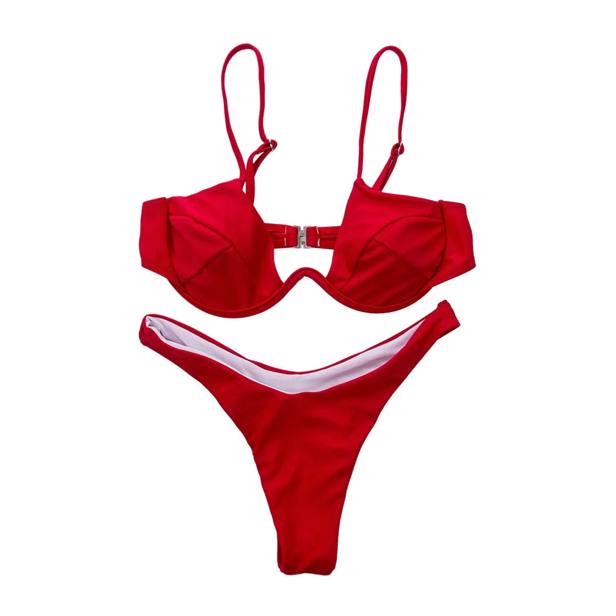 🇧🇷: Brazilian Bikini Set - Classic Two-Piece Swimwear