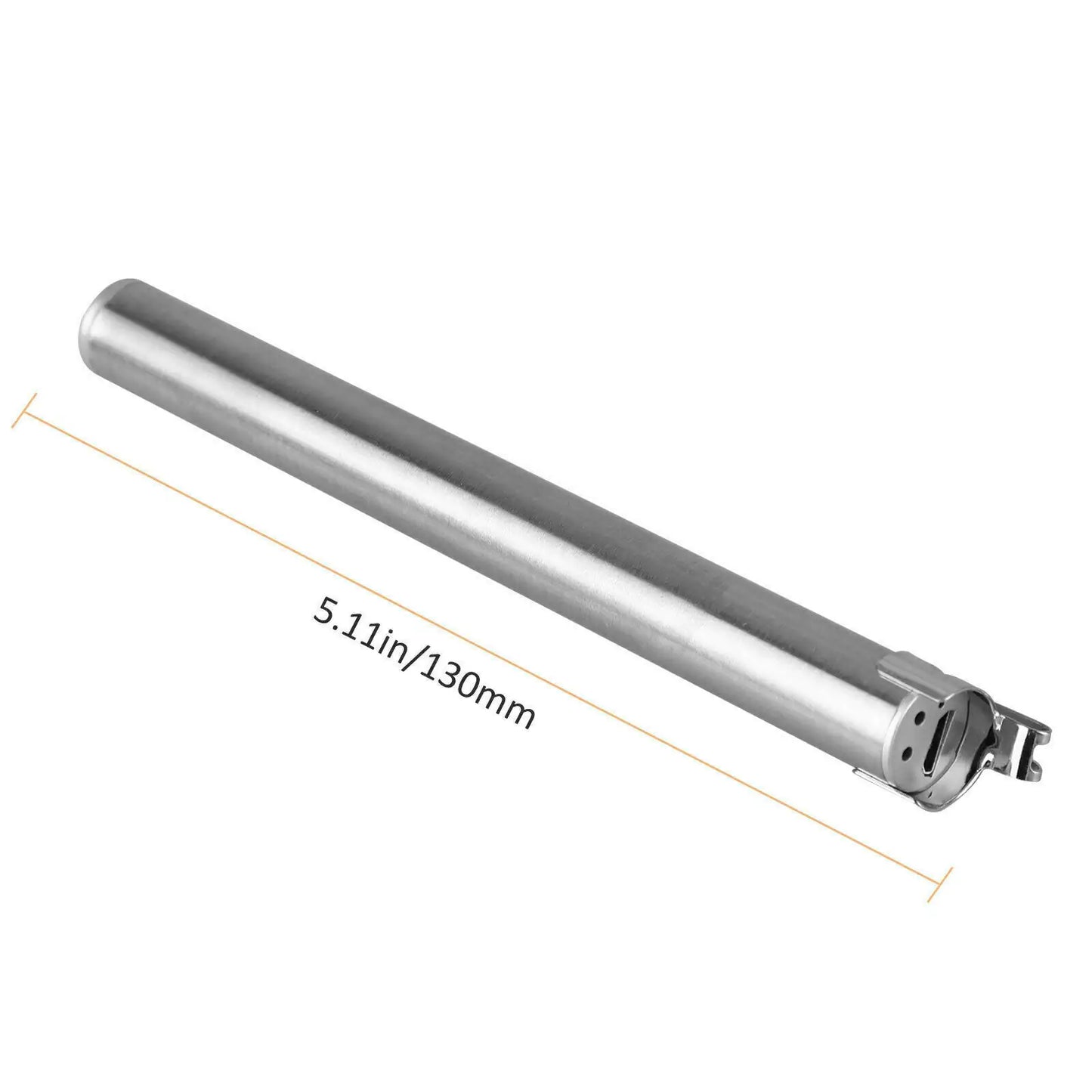 π¦ 5" LED USB Rechargeable Mini Tactical Flashlight - Stainless Steel Pen Light