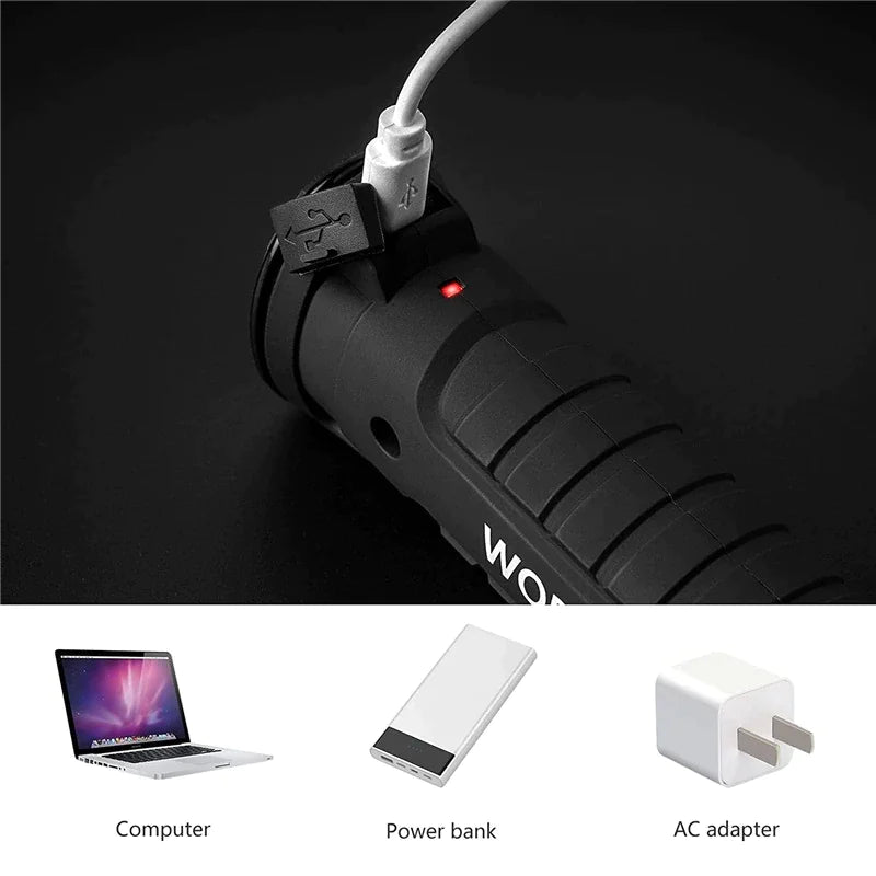 π¦ Rechargeable LED COB Work Light - Magnetic Base Mechanic Flashlight