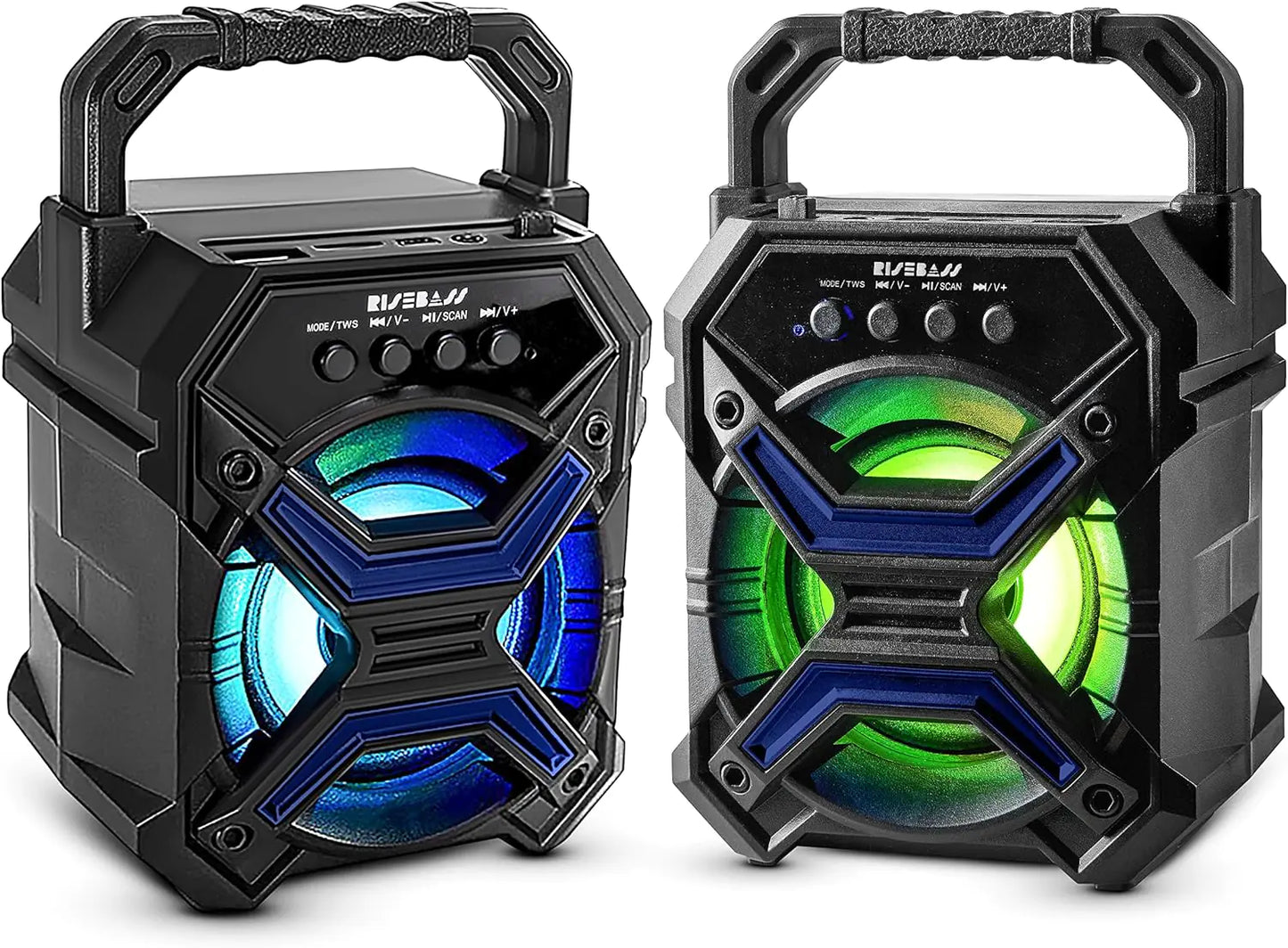 🔊 Portable Wireless Bluetooth Speaker - TWS Function with LED Flashing Lights