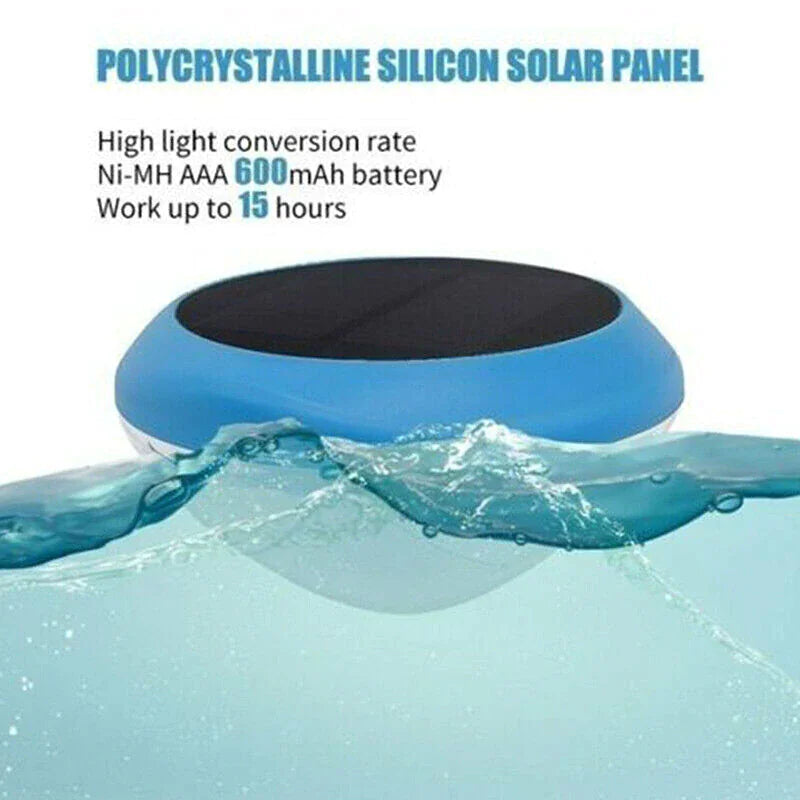 π Solar LED RGB Floating Pool Lights - Waterproof Garden Pond Lamps