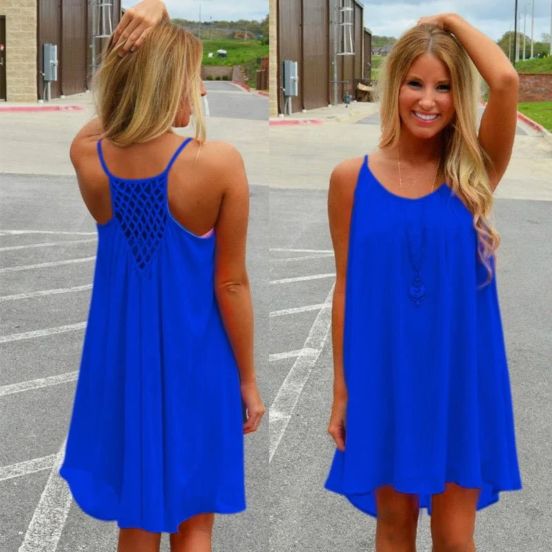 👗: Beach Chiffon Dress - Lightweight Summer Resort Wear